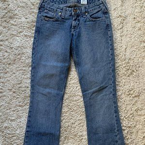 CRUEL GIRL Womens Size 0 Long Low-Rise Denim Bootcut Jeans #CB62753001